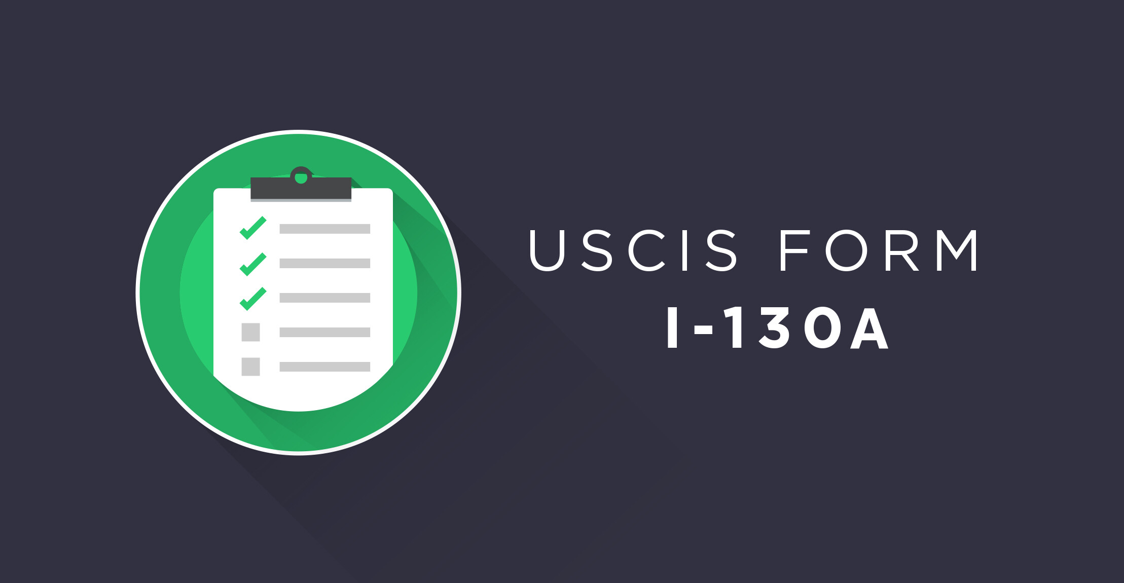 USCIS Form I-130A instructions, Marriage based Green Card